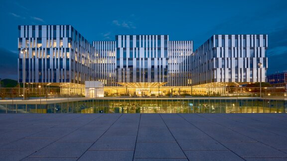 picture of aker solution logo on a wall