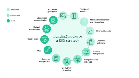 Image: ESG strategy building blocks