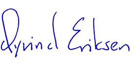 Signature Øyvind Eriksen