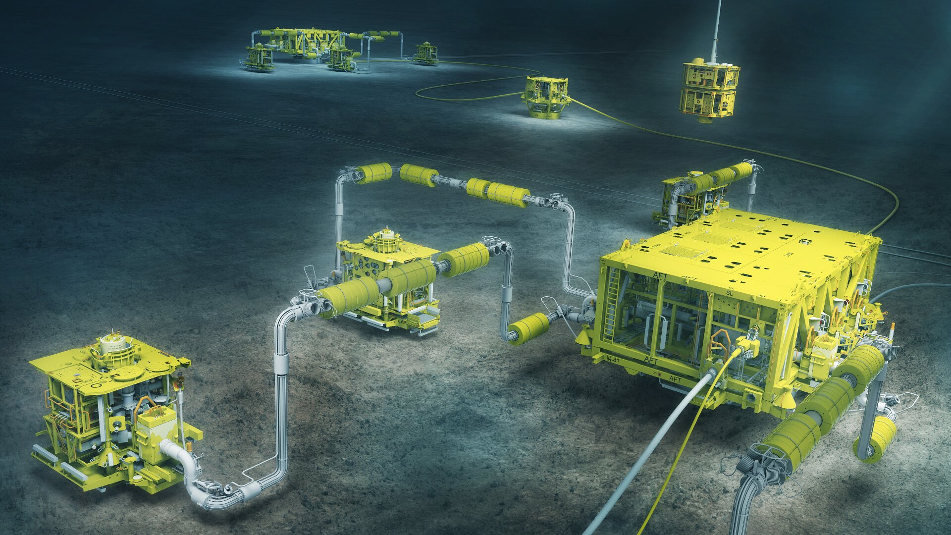 Манифольд подводный добычной комплекс. Подводный добычной комплекс Киринского месторождения. Подводная дожимная компрессорная станция.